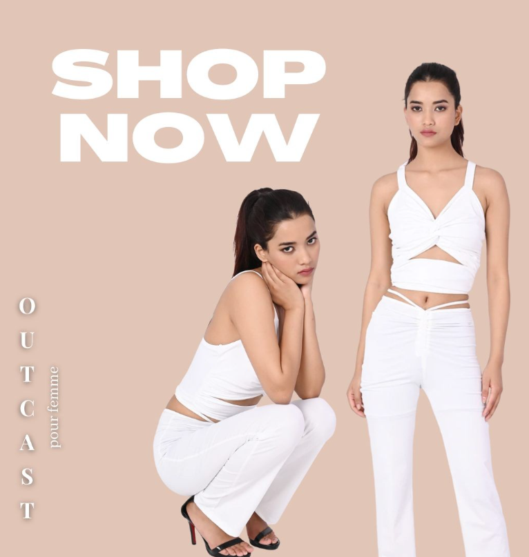 OUTCAST fashion campaign creative from founder-led ecommerce work