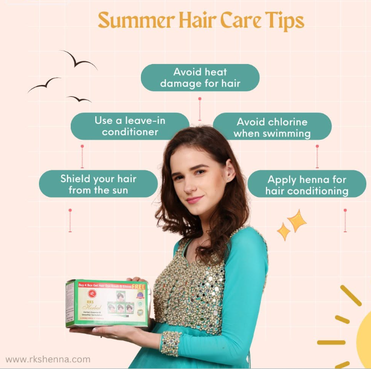 RKS Herbal summer hair care tips social creative for performance content